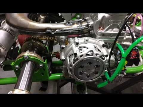 Vortex Rok Shifter 125cc gearbox installed on TB Kart chassis