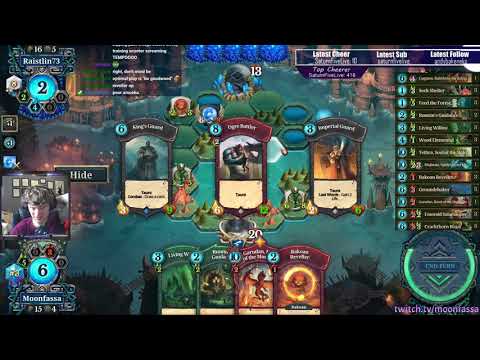 Faeria Stream Highlight - Lizard's Crackles Combo vs Raistlin's GB Ramp