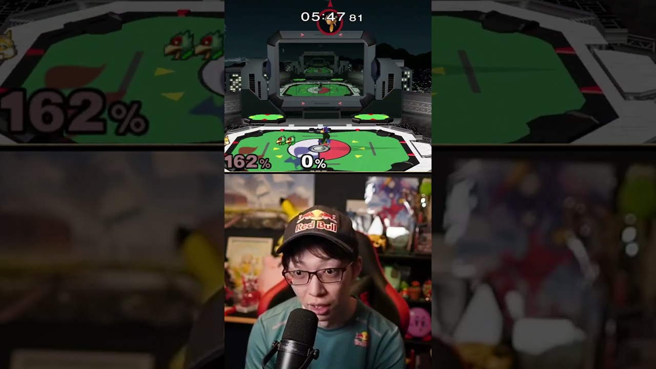 The Bird is on Fire🔥 #shorts #amsa #smashbros