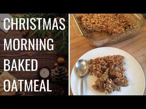Christmas Morning Baked Oatmeal (WFPB, Vegan)