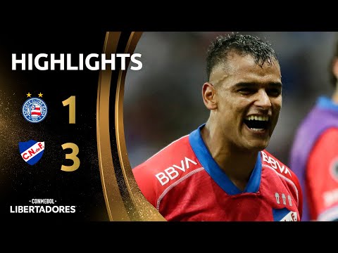 Gols e lances de Bahia x Nacional-URU
