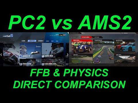 Project Cars 2 vs Automobilista 2 | A FFB & Physics Direct Comparison