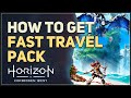 Horizon Forbidden West Craft Fast Travel Pack