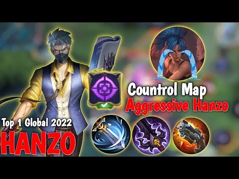 HOW TO BULLY KARINA JUNGLE USING HANZO | HANZO TOP 1 GLOBAL 2022 GAMEPLAY - MOBILE LEGENDS