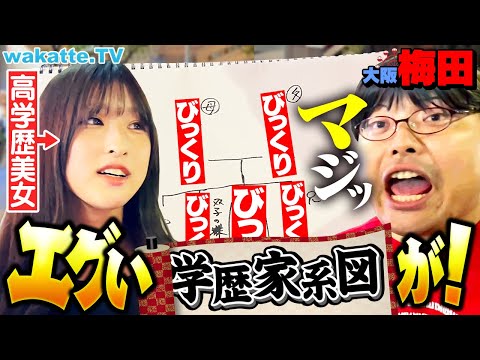 放射線技術学科 【人生丸見え】医者・教授・社長…レベチすぎる親の学歴とは！？学歴家系図in梅田【wakatte TV】#1315