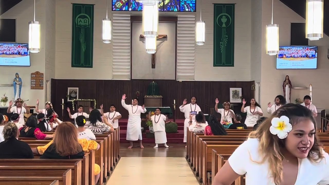 2024 White Sunday: Holy Family(St.John) Samoa Katoliko Hawaii