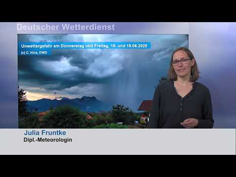 18.06.2020 Unwetterinformation Deutscher Wetterdienst (DWD)
