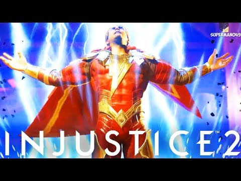 THE GOD OF DAMAGE!! 670 DAMAGE COMBO - Injustice 2 "Black Adam" Gameplay