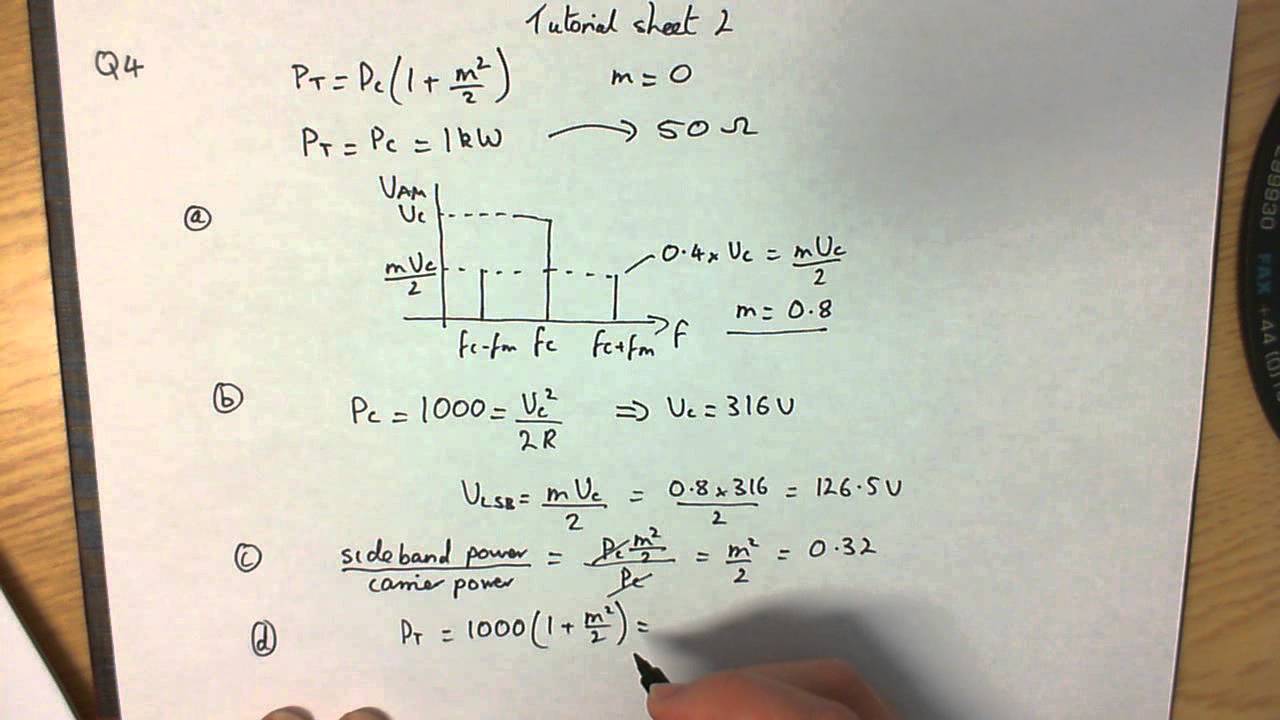 EEE224/227 Tutorial sheet 2: Q4