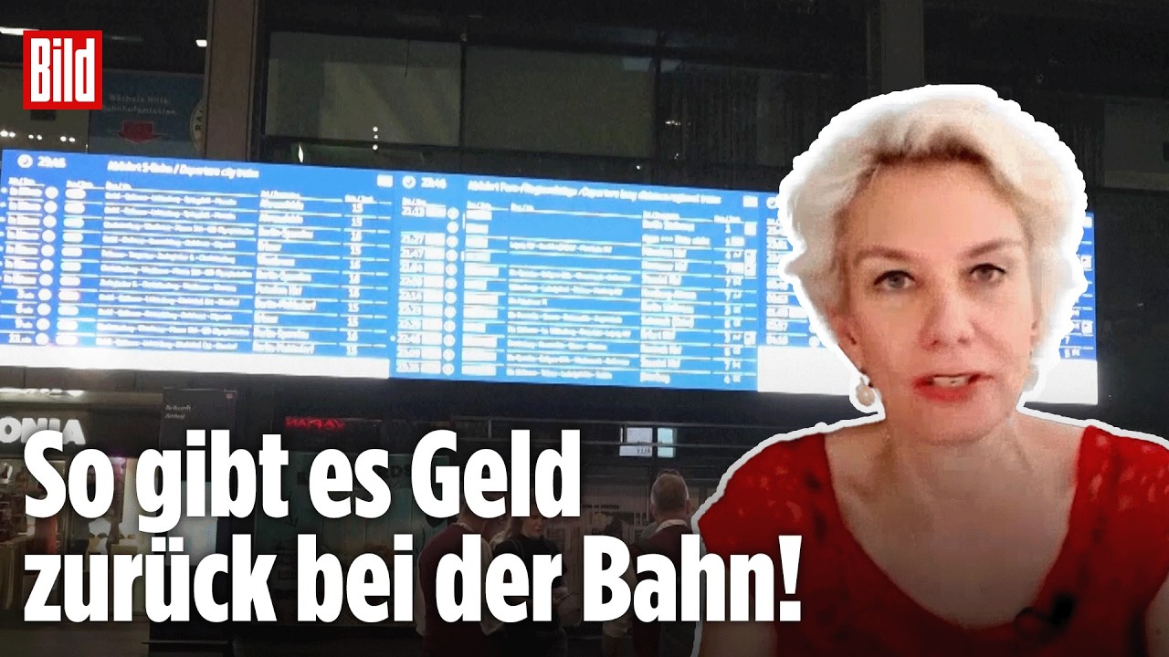 DEUTSCHLAND: Nach Deutsche Bahn-Totalausfall! So bekommen Sie ihr Geld zurück!