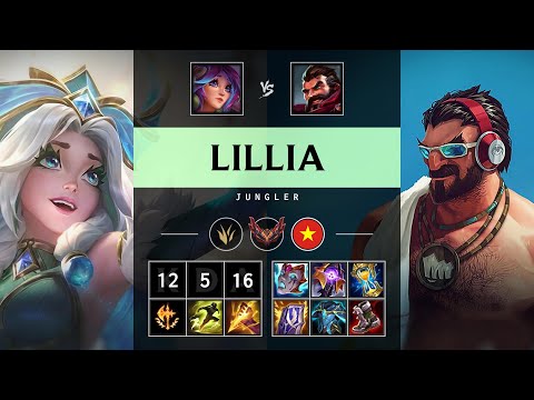 Lillia Jungle vs Graves - VN Grandmaster Patch 25.05