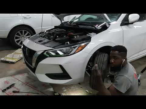 DIY 2020 Nissan Sentra How to take off the front bumper your self 