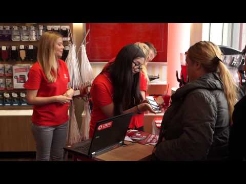 Inauguração da loja principal da Vodafone em Munique Marienplatz