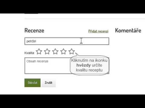 sRecepty.CZ - Návod jak napsat recenzi