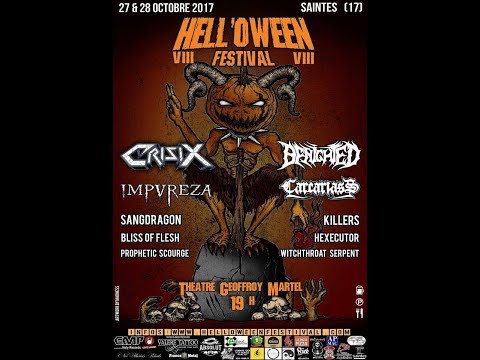 BENIGHTED + CARCARIASS + KILLERS + HEXECUTOR + WITCHTHROAT SERPENT @ Hell'Oween Fest 8