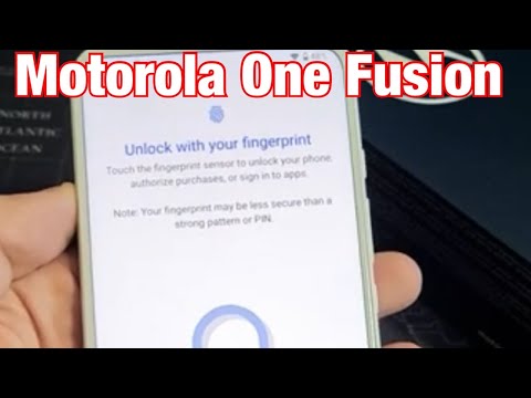 How to Add Fingerprint Password on Motorola One Fusion