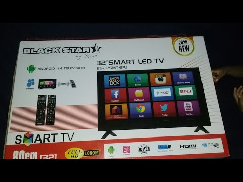 Unboxing the Black Star 32" Smart LED TV (BS-32SMT-EPJ)|Android 4.4 Television|Full HD 1080P