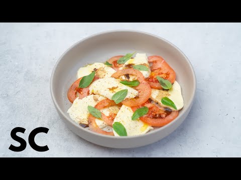 How to make Caprese Salad (Quick and Easy Italian Salad Recipe)