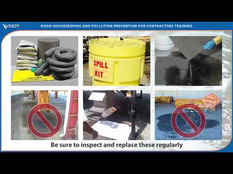 VDOT Good Housekeeping and Pollution Prevention Training
