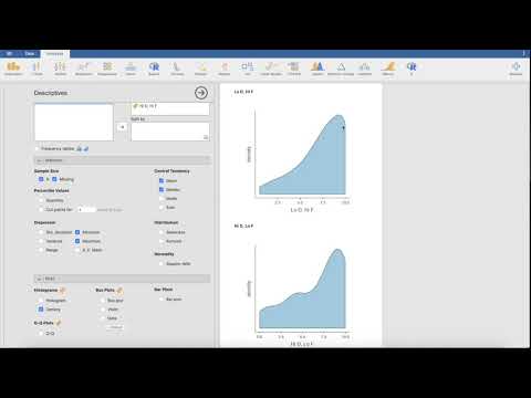 Varianzanalyse mit Messwiederholungsfaktor (Abhängiges Design) in JAMOVI.