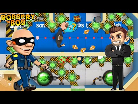 Robbery Bob Chapter 3 : Use Bald Guard Costume - Path By Teleportation Part 310