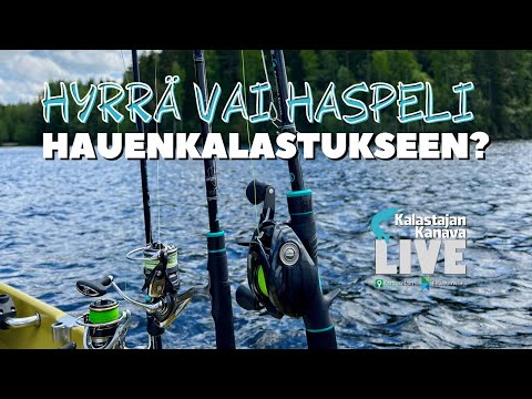 Hyrrä vai haspeli hauenkalastukseen? | Kalastajan Kanavan LivE