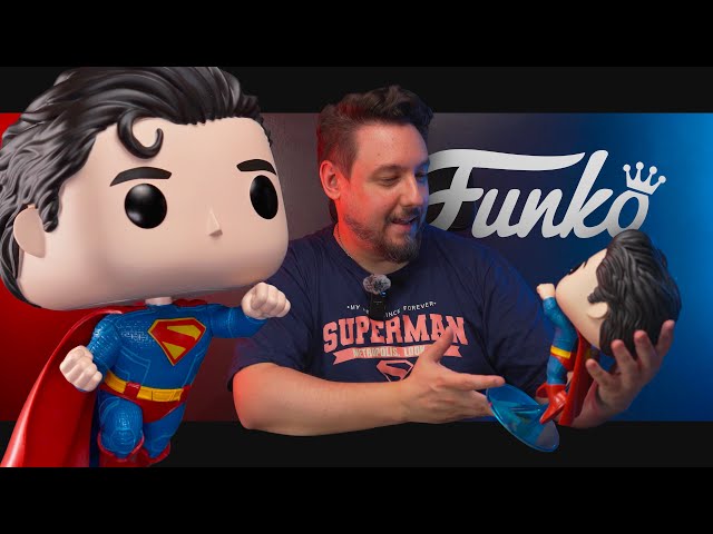 Vídeo relacionado con Funko Pop! Movies: DC - Superman 2025 - Superman - Figura de Vinilo Coleccionable - Idea de Regalo - Mercancía Oficial - Juguetes para niños y Adultos - Figura Modelo para coleccionistas y exhibición