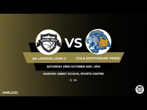 WNBL1_BA London Lions II v CoLA Southwark Pride - 23.10.21