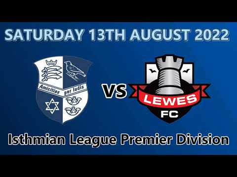 Wingate & Finchley vs Lewes ll Isthmian League - Premier Division ll Saturday 13th August 2022