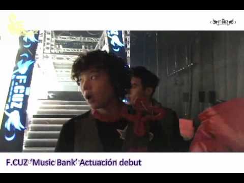 {TheLightsFS} 100112 F.CUZ KBS Music Bank Debut Stage+Backstage+Sketch