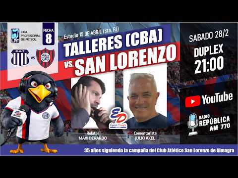 ⚽️ TALLERES (Cba) vs SAN LORENZO | Reacciones en VIVO | #EquipoDesafio 🔴 🔵 #sanlorenzo