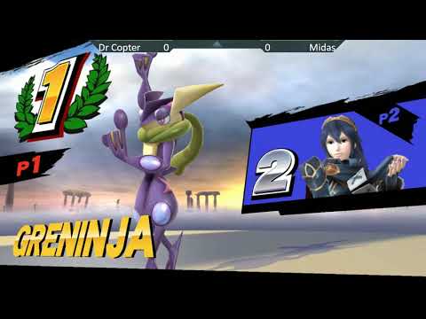 Smash 4 ~ Dr Copter (Greninja) vs Midas (Lucina/Robin) ~ Winners Finals