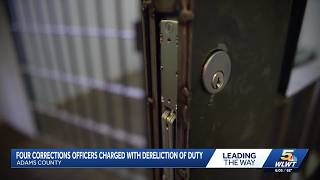 Deputies: 4 Adams County Corrections Officers charged with dereliction of duty