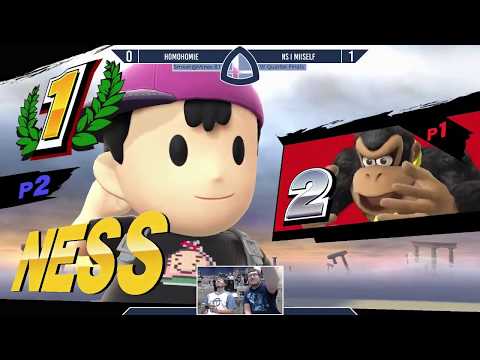 Sm4sh@Mines 81 - oT|HomoHomie (Donkey Kong) Vs. NS|Miiself (Ness) - Winners Quarterfinals