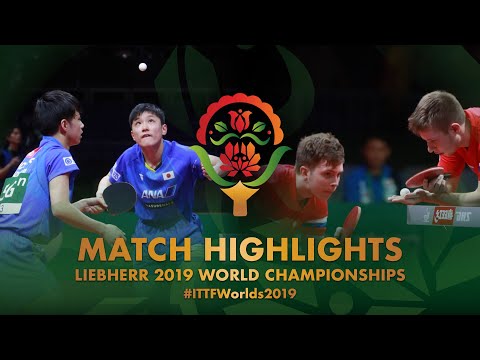 Tomokazu Harimoto/Yuto K. vs Denis Ivonin/Vladimir S. | 2019 World Championships Highlights (R64)