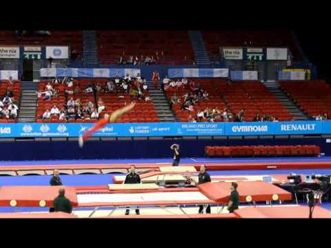 WK Trampoline 2011 Birmingham - Joris Geens -Reeks1.wmv