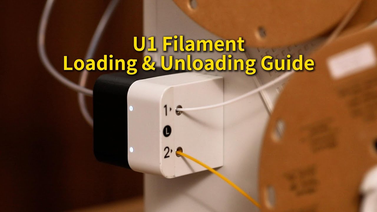 U1 Video Guide: Loading & Unloading Filament