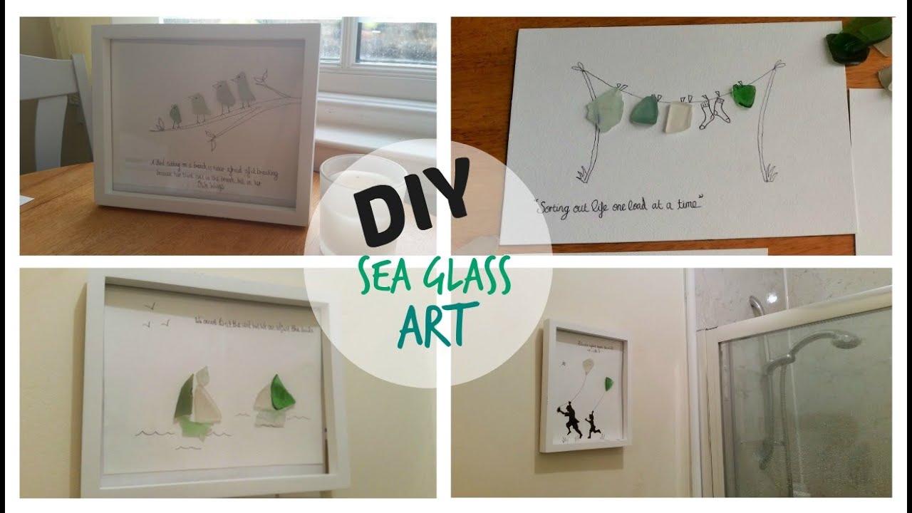 DIY Sea Glass Art