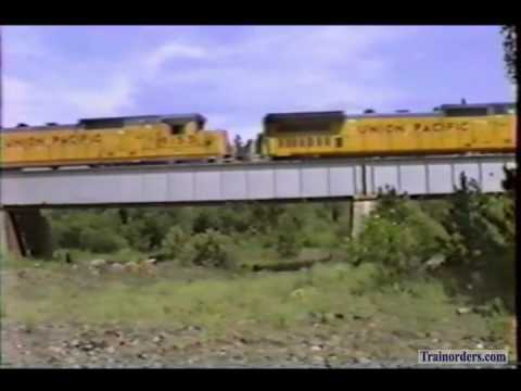 Classic Railroad Series 397 - UP 9347 East at Hilgard, OR July 3, 1992