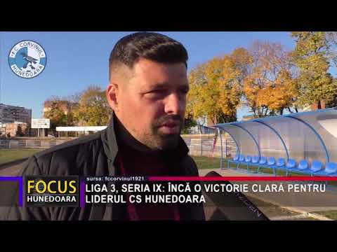LIGA 3, SERIA IX: ÎNCĂ O VICTORIE CLARĂ PENTRU LIDERUL CS HUNEDOARA