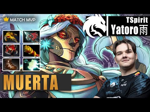 Muerta Safelane | TSpirit.Yatoro | THE MOST BROKEN WAY TO PLAY MUERTA | 7.32e Gameplay Highlights