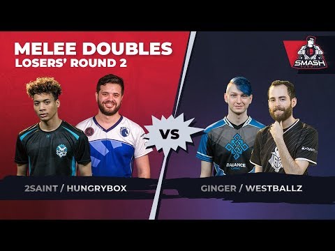 2saint/Hungrybox vs Ginger/Westballz - Melee Doubles: Losers' Round 2 - Smash Summit 6