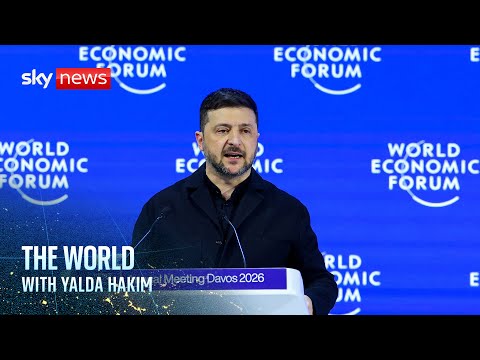Davos: Zelenskyy accuses Europe of 'avoiding action' | The World with Yalda Hakim