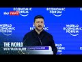 Davos Zelenskyy Accuses Europe Of Avoiding Action The World With Yalda Hakim