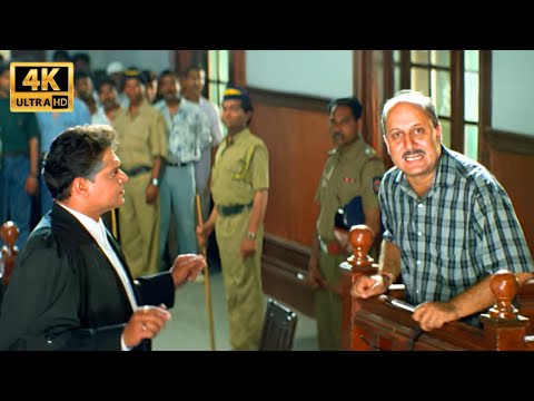 कटघरे में किया अनुपम खेर से सवाल | Anupam Kher, Sunny Deol | Salaakhen (1998) | Best Scenes | HD