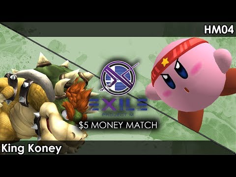 Project M: SMT | King Koney (Bowser) V RVM | HM04 (Kirby) - Exile 103 Tournament SSBPM