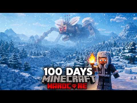 I Survived 100 Days in an INFECTED WINTER in Minecraft Hardcore