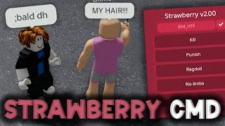 Download the video "StrawberryCMD FE Script Hub Showcase - ROBLOX EXPLOITING"