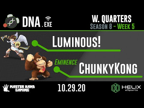 DNA.EXE S8:W5 - Luminous! (Pit) Vs. Eminence | ChunkyKong (Donkey Kong) - W Quarterfinals