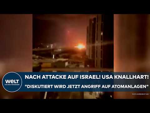 IRAN: Raketenhagel auf Israel! USA knallhart! "Diskutiert wird jetzt ein Angriff auf Atomanlagen!"